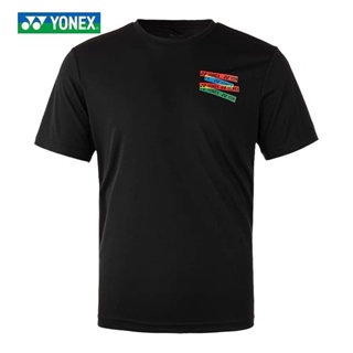 Yonex Jersey เสื้อยืดลําลอง แขนสั้น ไมโครไฟเบอร์ 100% ระบายอากาศ ทนทาน สําหรับผู้ชาย ผู้หญิง เหมาะกับการเล่นกีฬาแบดมินตัน