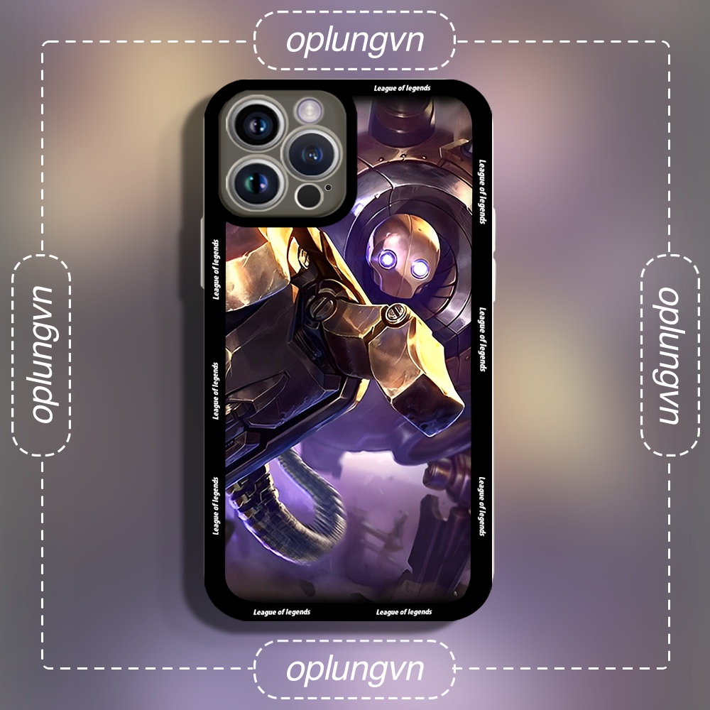 Blitzcrank BVC เคส iphone ขอบสี่เหลี่ยม 6plus/6s/6splus/7/7plus/8/8plus/x/xr/xs/11/12/pro/promax/13/