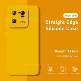 เคสโทรศัพท์มือถือ TPU แบบนิ่ม ทรงสี่เหลี่ยม สําหรับ Xiaomi Mi 13 Xiaomi13 Pro Lite 5G