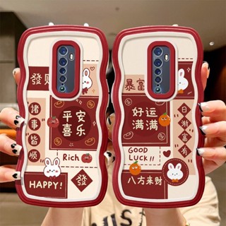 Lucky and Happy Phone Case OPPO Reno2 Reno2F Reno Cute Cartoon Casing OPPO Reno5 Boy and Girl Phone Case OPPO