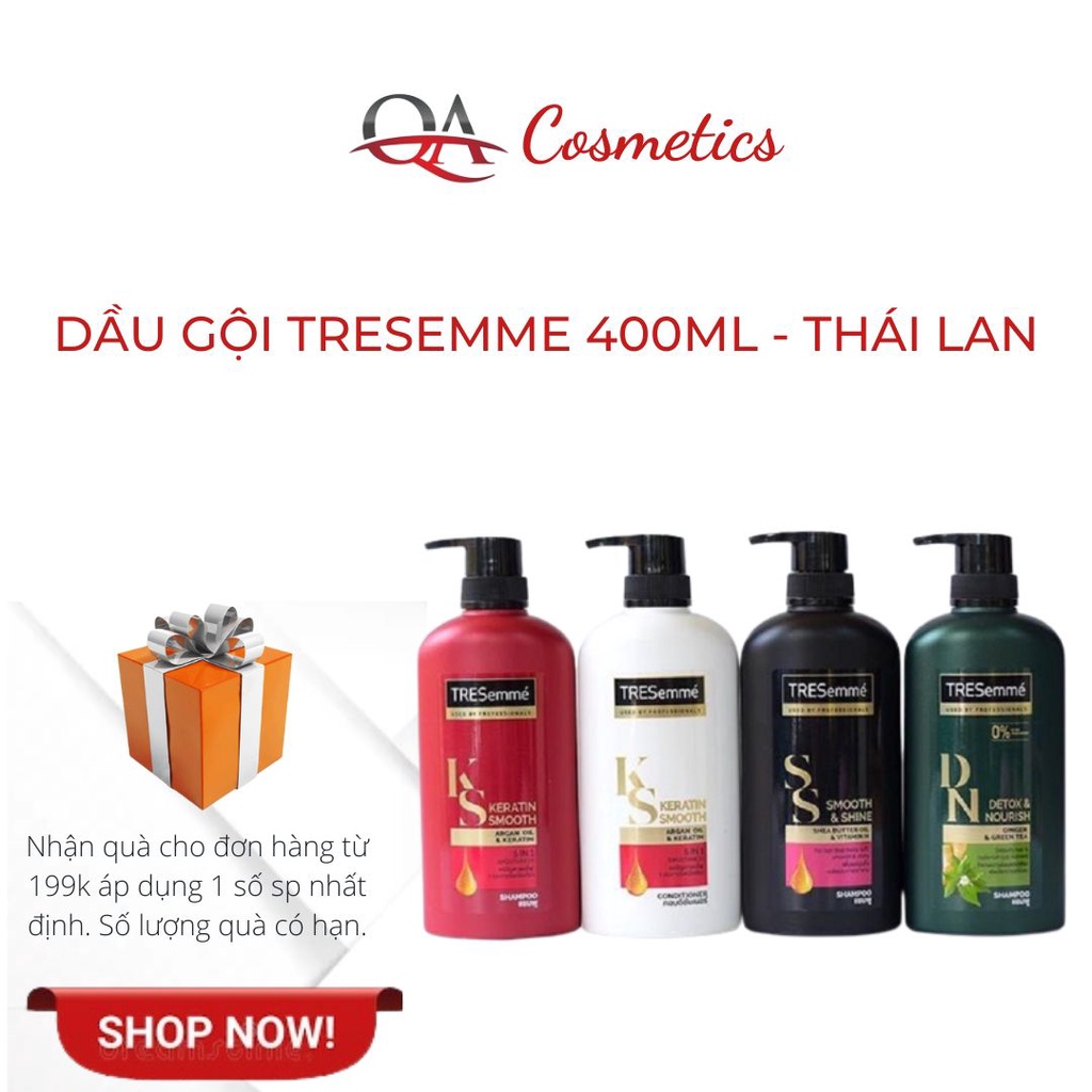 Tresemme KERATIN SMOOTH Shampoo Thailand Domestic Products 400มล