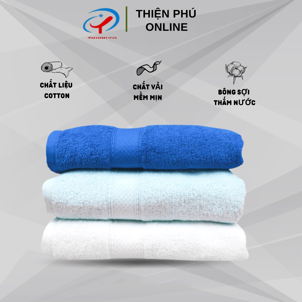 Z627 THIPHUCO ผ้าเช็ดหน้าผ้าฝ้าย 34x34ซม. ใยฝ้ายธรรมชาติ 100% นุ่ม ลื่น ดูดซึมน้ําได้ดี