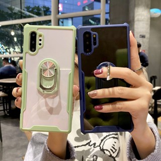 Casetify เคสโทรศัพท์มือถืออะคริลิคใส กันกระแทก พร้อมแหวนขาตั้ง หรูหรา สําหรับ Samsung Note 10 20 Plus Ultra A52 A32 A72