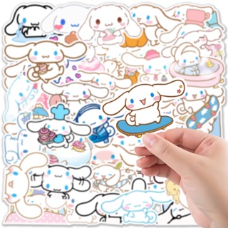 สติกเกอร์ ลายการ์ตูน Melody Cinnamoroll Kulomi กันน้ํา สําหรับตกแต่งสมุดโน้ต รถยนต์ แก้วน้ํา 50 ชิ้น