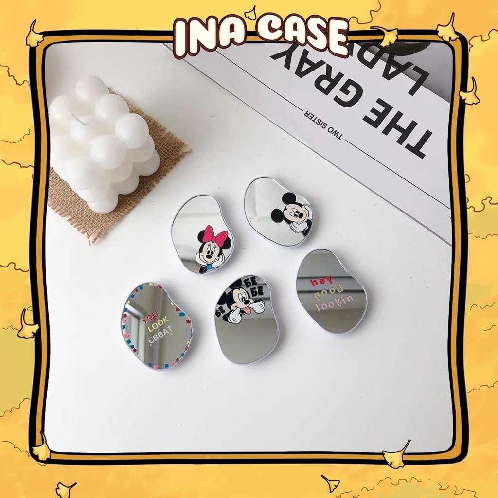 ที่วางโทรศัพท์กระจกพิมพ์ลาย - P49