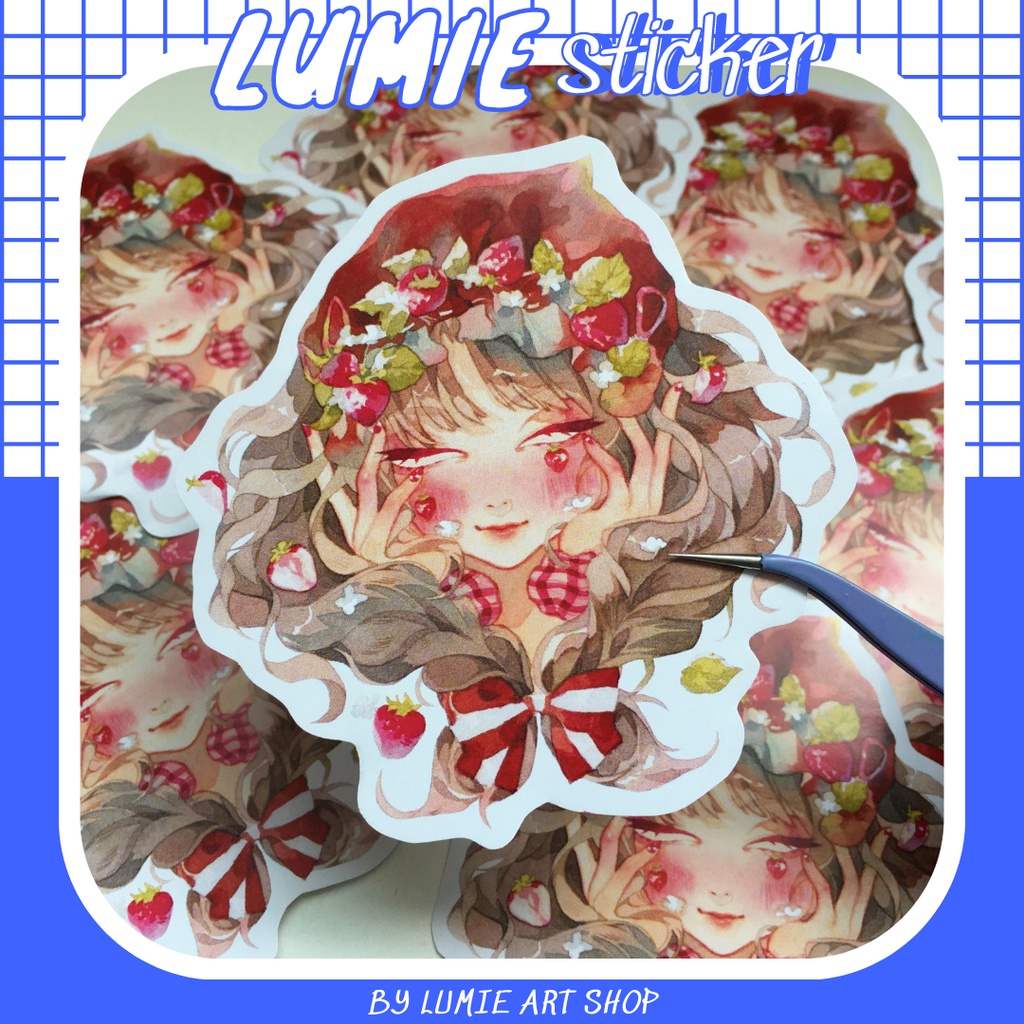 สติ๊กเกอร์วาดรูป ทําเอง สติ๊กเกอร์การ์ตูนพร้อมเคลือบตกแต่งหนังสือและภาพประกอบ พี6