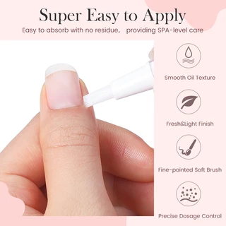 【Local】BORN PRETTY Nail Softening Pen Cuticle Remover Nails Nutritional Care Tool Art Treatment Oil 5ml