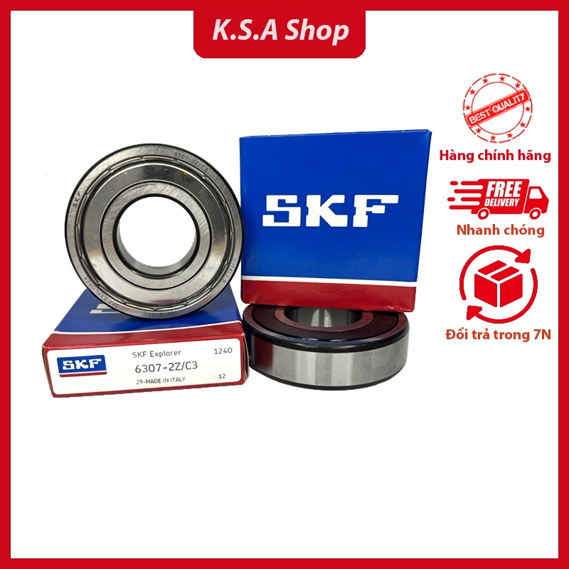 แบริ่ง 6006, 6007, 6008, 6009, 6010 2Z/C3, 2RS1/C3 SKF - สินค้าคุณภาพ ราคาถูก - ร้าน KSA
