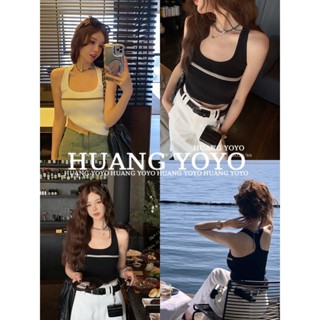 Womens summer street style sexy suspender vest sleeveless  slim hanging  top