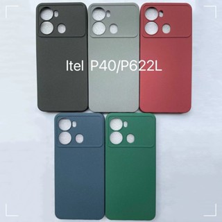 เคสโทรศัพท์มือถือแบบนิ่ม ผิวด้าน บางมาก สีพื้น เรียบง่าย สําหรับ Itel P40 P622L