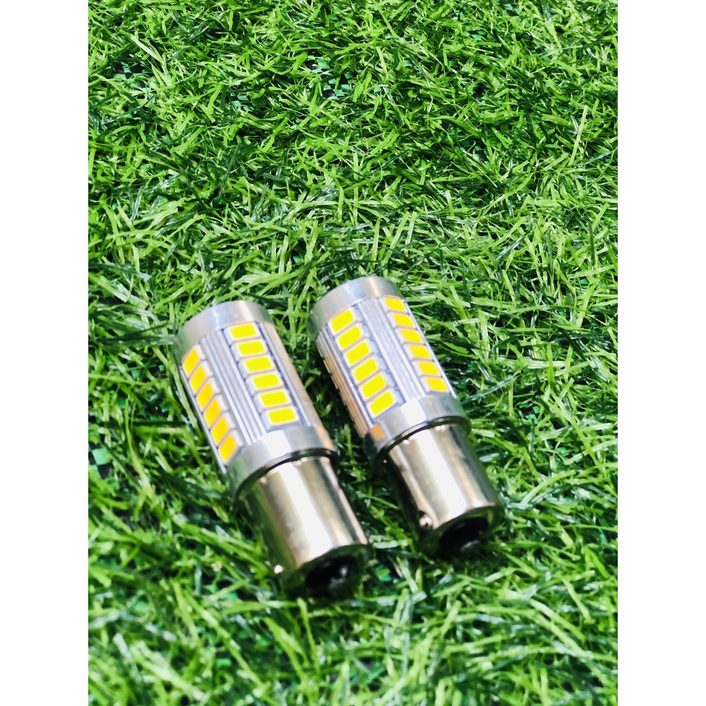 ไฟเลี้ยว LED เบรค เดย์ไลท์ ไฟถอยหลังสําหรับรถยนต์และรถมอเตอร์ไซด์ 33 หลอด 1156, 1157, P21w12v, P21/5