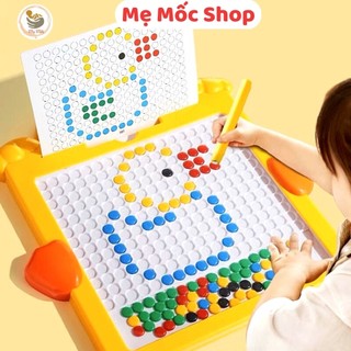 Combo Bảng Vẽ Xếp Hình Nam Châm Thế Hệ Mới,  Đồ Chơi Giáo Dục Xếp Hình Nam Châm, Bảng Vẽ LCD Tự Xóa Cho Bé