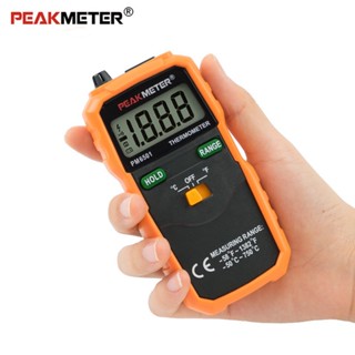 Peakmeter PM6501 เครื่องวัดอุณหภูมิดิจิทัล -50~750C หน้าจอ LCD ไร้สาย ชนิด K