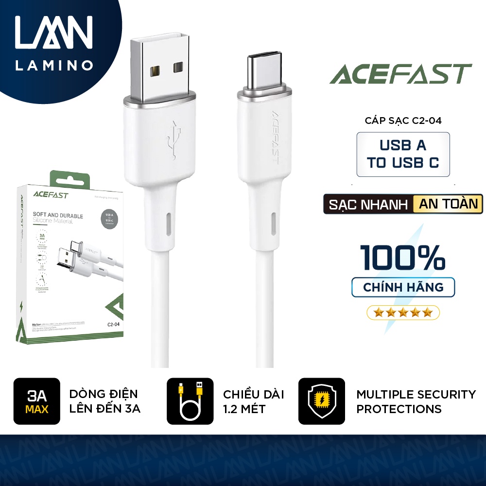 ACEFAST สาย USB-A to USB-C (1.2m) - C2-04