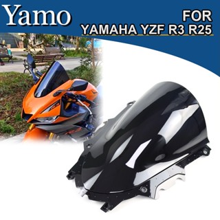 กระจกกันลม สําหรับรถจักรยานยนต์ Yamaha YZF R3 R25 2019 2020 YZF-R3 YZF-R25