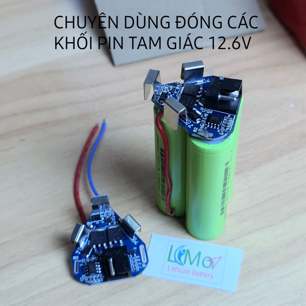 วงจร Makita 3S 15A 30A สามเหลี่ยม วงจร 3S 12.6V BMS ป้องกันการชาร์จและปล่อยที่ใช้ในไขควงและสว่าน 12v