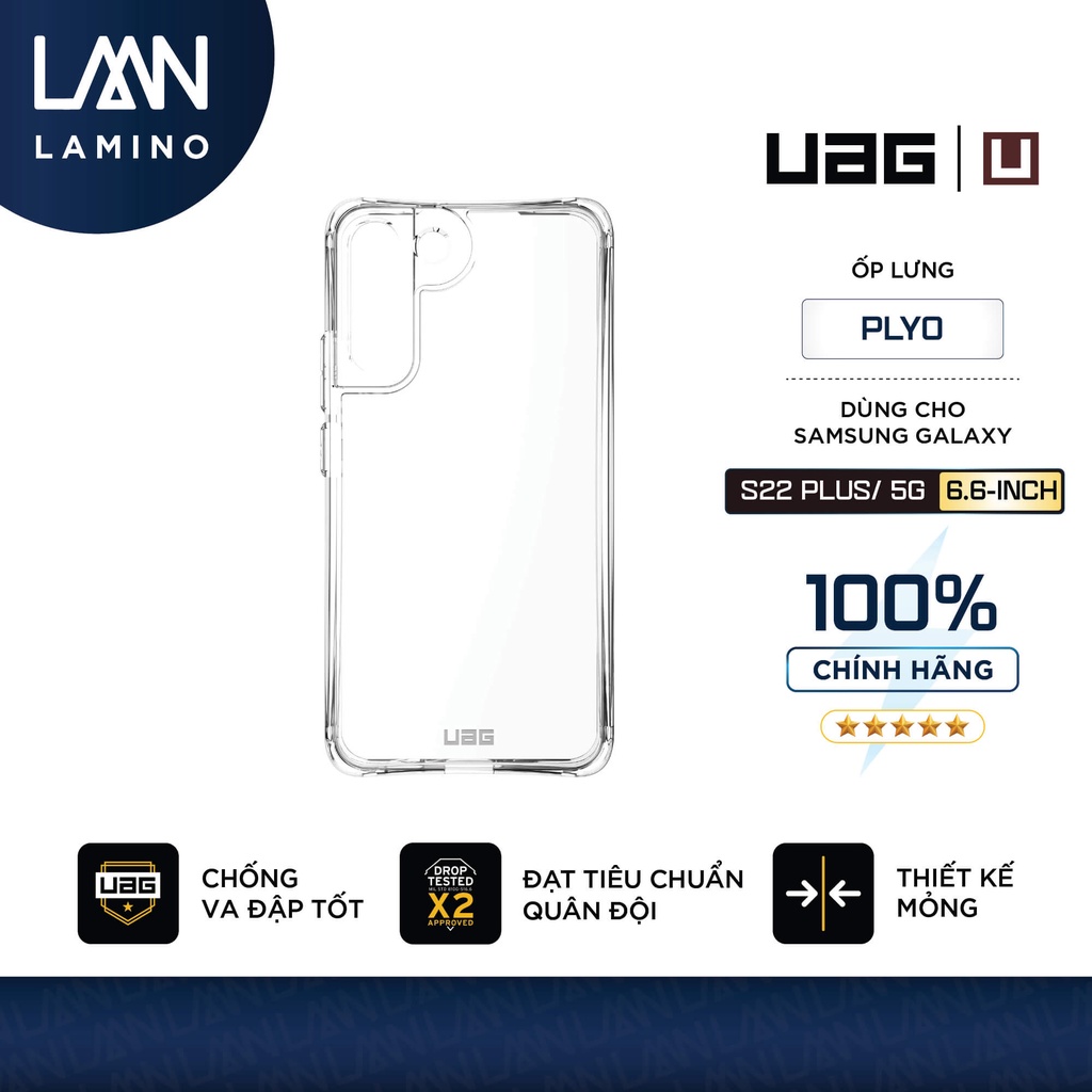 [Liquidation] เคส UAG Plyo สําหรับ Samsung Galaxy S22 Plus/S22 Plus 5G [6.6 นิ้ว]