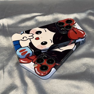 เคสป้องกันโทรศัพท์มือถือ ลายเจ้าหญิง ประดับโบว์ สําหรับ OPPO Reno5 5 Pro 7 Pro 6 5G 8 5G A3s A5 F11 A9 7z 8z A31 2020 A5 2020 A9 2020 A53 2020 A33 2020