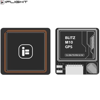 Iflight BLITZ M10 เสาอากาศเซรามิก GPS ในตัว ความแม่นยําสูง QMC5883L สําหรับเครื่องบินบังคับ FPV DIY