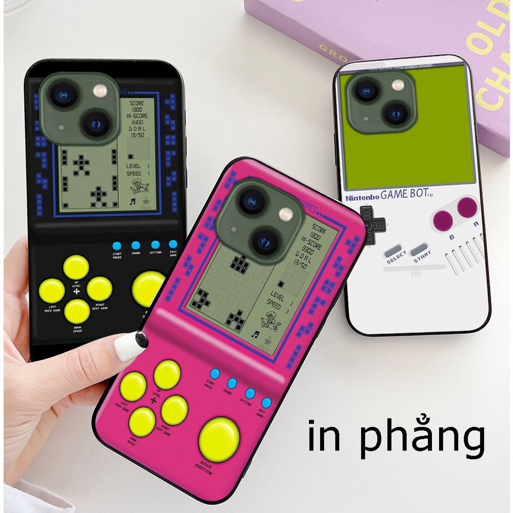 เคส Iphone 13 / ip 13 mini / ip 13 pro / ip13 pro max พิมพ์ด้วยภาพคอนโซลเกมในวัยเด็ก