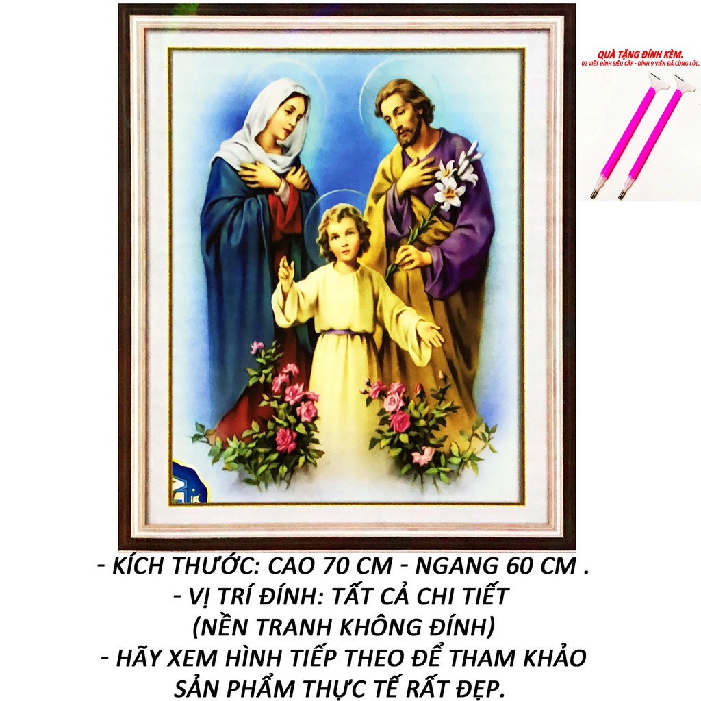 Holy Family Diamond Painting 08 - Minh Hien Painting (DIY DIAMOND)
