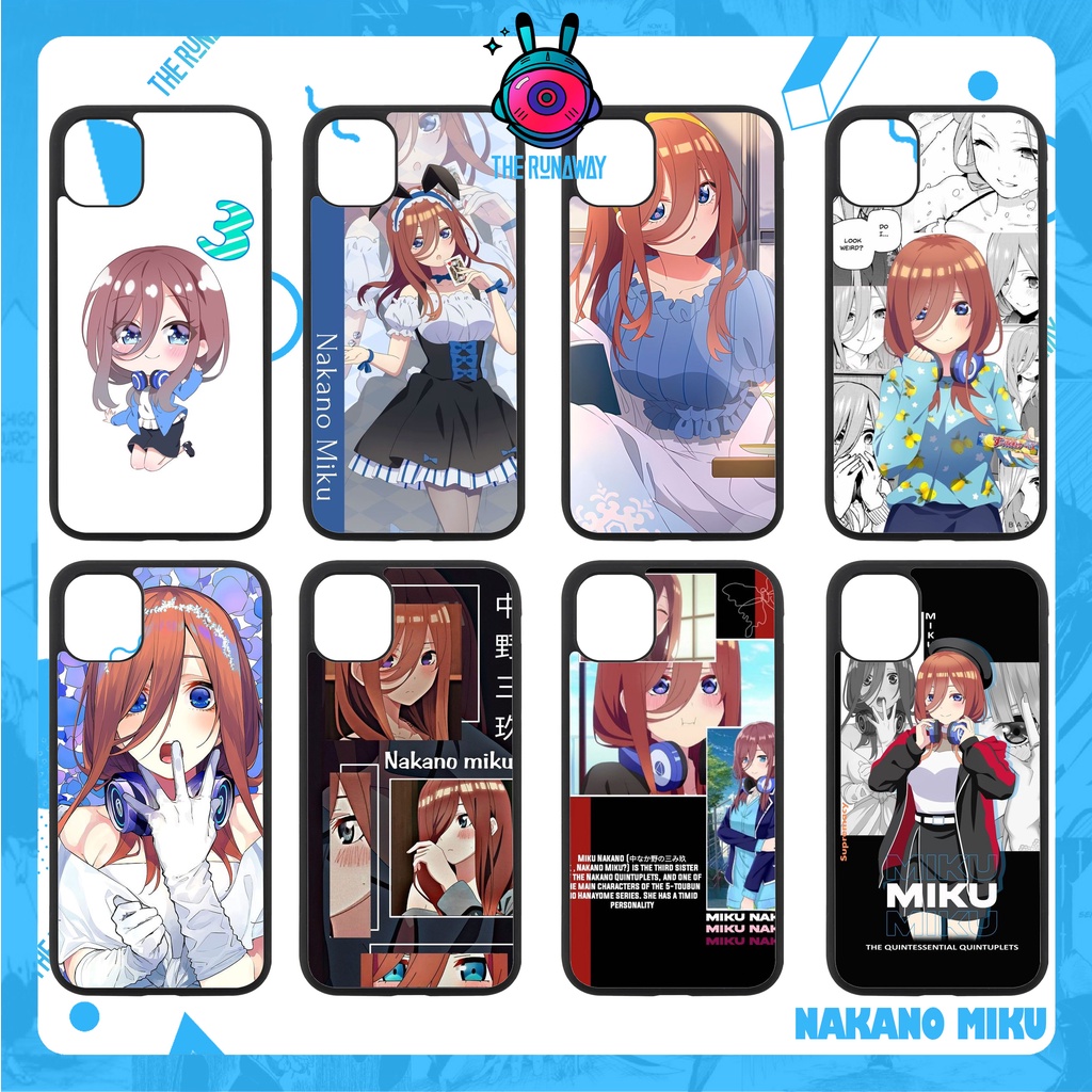 Otaku Waifu: เคสโทรศัพท์ Miku Nakano