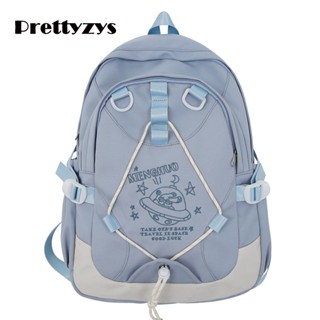 School Backpack Prettyzys 2023 Korean Large capacity 14 inch For Teenage Girl