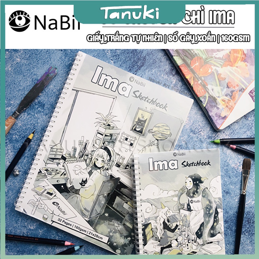 Sketchbook Ima Nabii Twisted Neck ( A4-A5