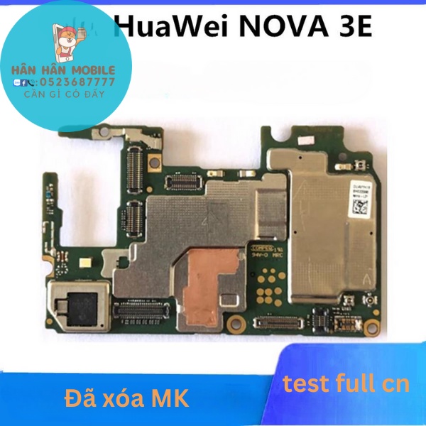 เมนบอร์ดบอร์ดหลักสําหรับ Huawei nova 3e ใช้งานได้จริง (ถอดรหัส)