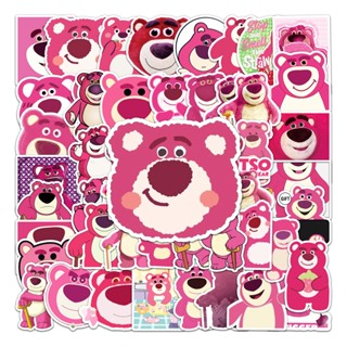 สติกเกอร์ กันน้ํา ลาย Toy Story Lotso แบบสร้างสรรค์ สําหรับติดตกแต่งรถยนต์ 10 ชิ้น 50 ชิ้น