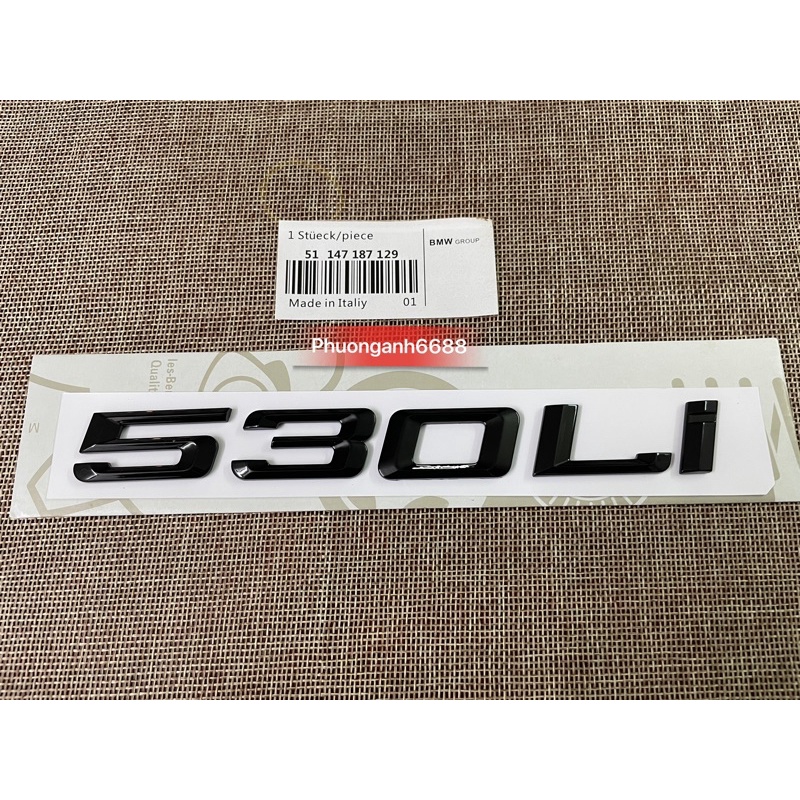 Bmw charact 530li - แสตมป์ 530li - โลโก้ 530i bmw