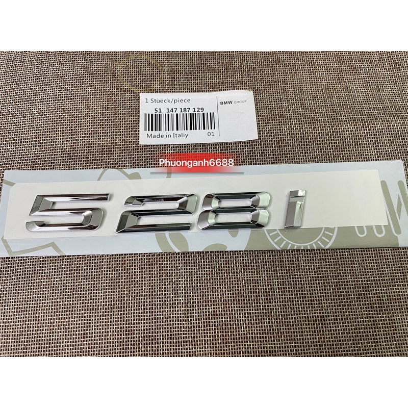 แสตมป์ 528i ตัวอักษร 528i bmw โลโก้ 528i