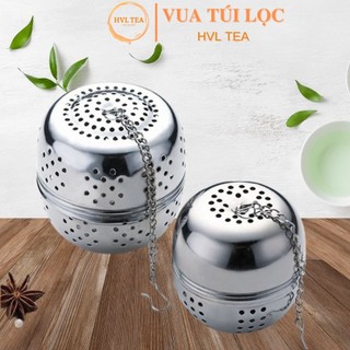Bóng lọc inox có dây treo, lọc trà thép không gỉ nhiều kích thước - HVL TEA