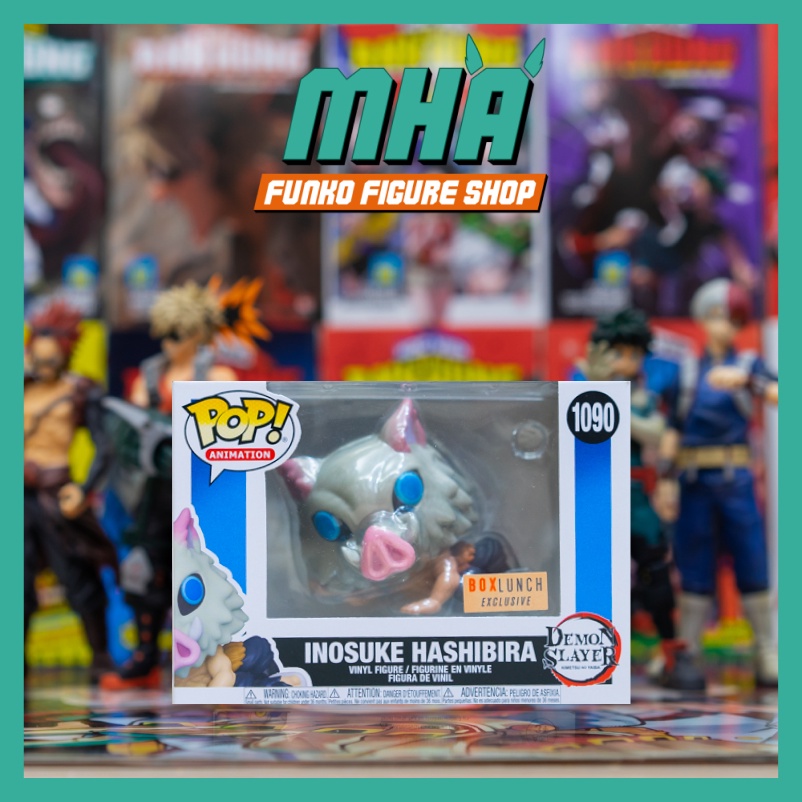 Funko Pop ของแท้: Demon Slayer - Inosuke Hashibira 1090 Boxlunch รุ่นพิเศษ