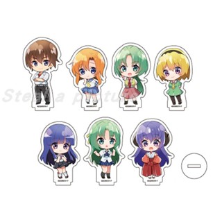 โมเดลฟิกเกอร์อะคริลิค รูปการ์ตูนอนิเมะ Higurashi If They Cry Hojo Satoko Hanyu Furude Rika ขนาดมินิ ของเล่นสําหรับเด็ก