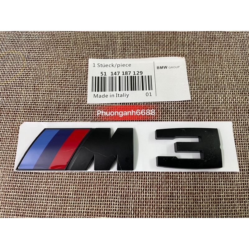 M3 bmw แสตมป์ตัวอักษร m3 โลโก้ m3 bmw