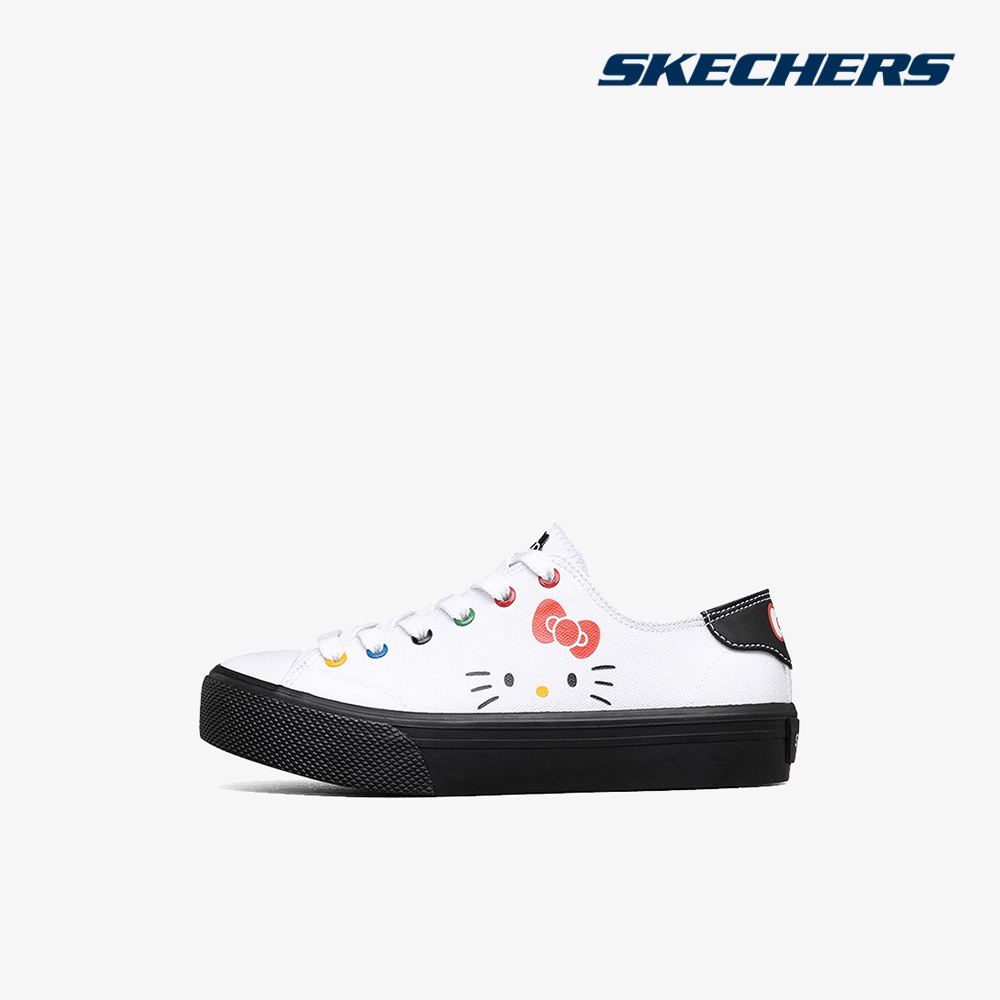 Skechers - รองเท ้ าผ ้ าใบเด ็ ก Hello Kitty Street V'lites 664184แอล-wbk
