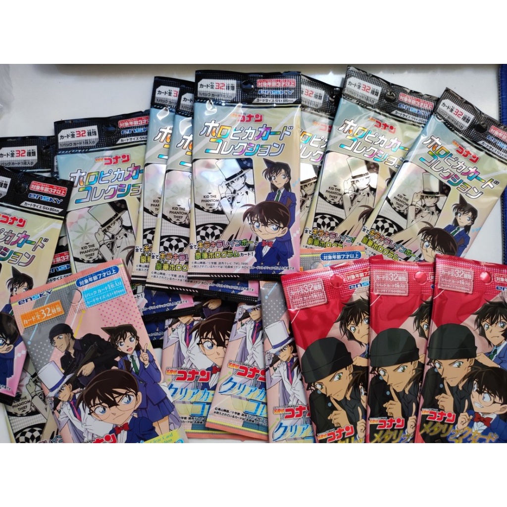 [GS Funny SHOP] การ์ดศักดิ์ศรี 1 แพ็ค/ Pack Conan Metallic Card Collection - Ensky