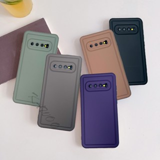 เคสโทรศัพท์มือถือแบบนิ่ม TPU บาง กันกระแทก หรูหรา สําหรับ Samsung Galaxy S10 Plus A50 A20S Note 10 Pro A22 A12 M12