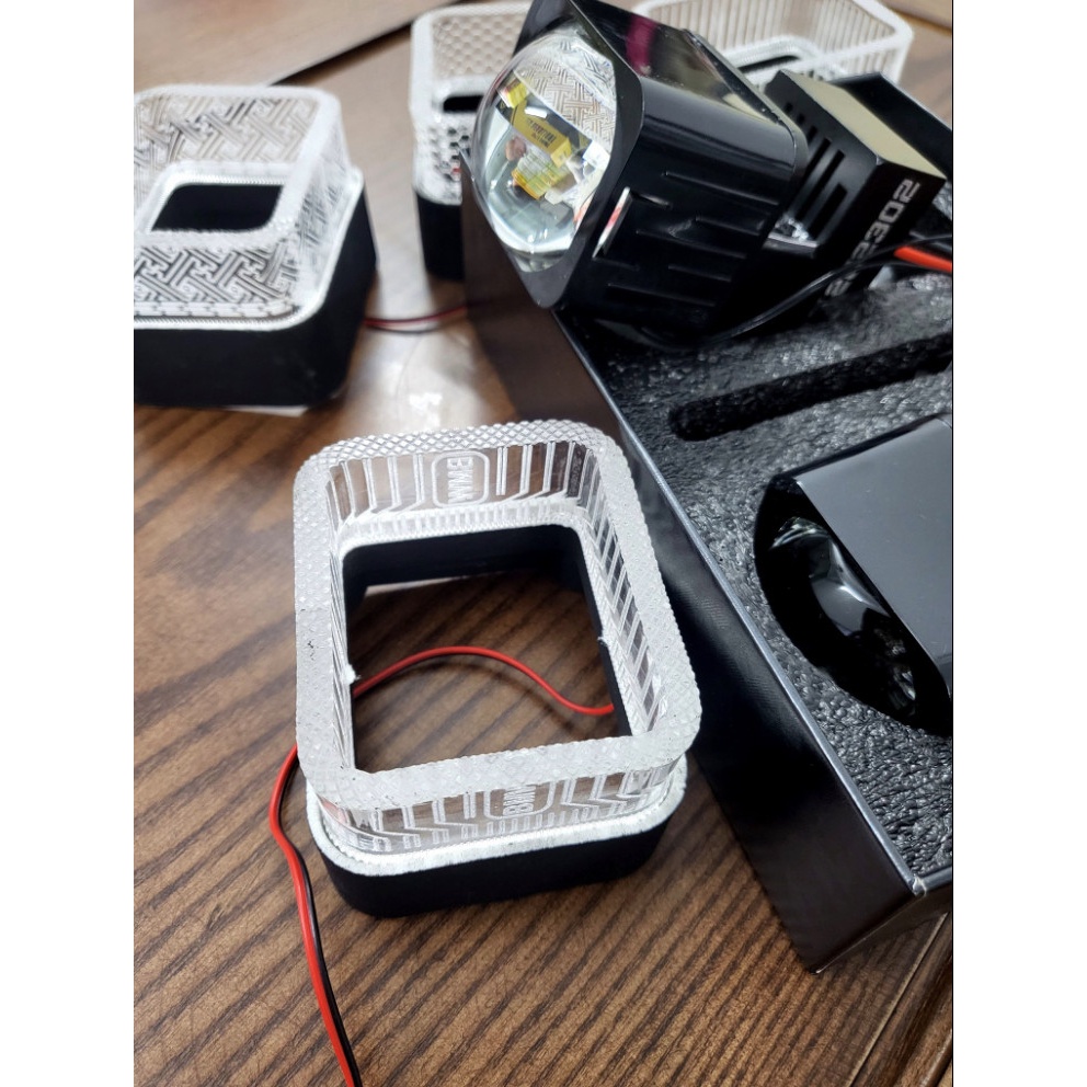 แหวน Led 3 มิติสําหรับลูกบอล Led ทรงสี่เหลี่ยม 1.5 ดวง (วงแหวน 3 มิติสําหรับลูกบอล MT1.5)