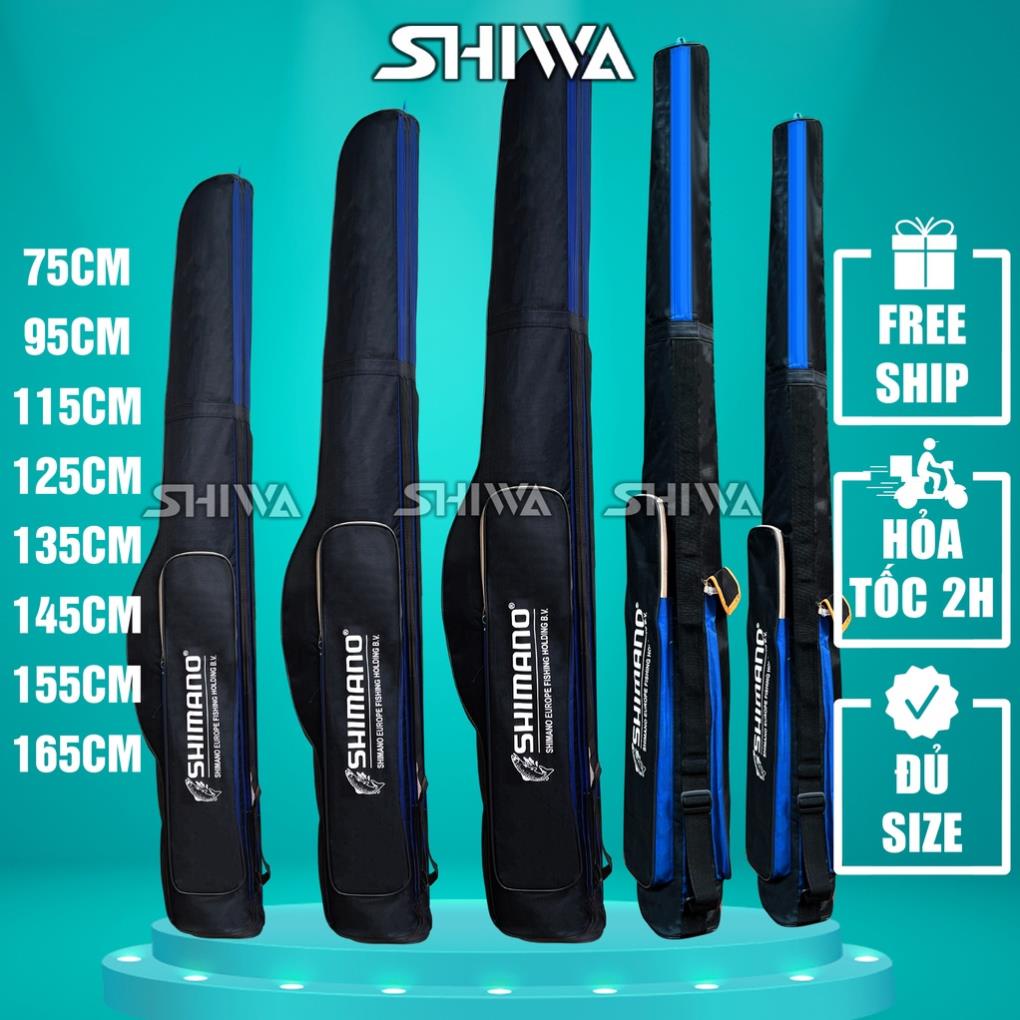 ดี กระเป๋าคันเบ็ด SHIMANO 3 ช่องขนาดเต็ม - กระเป๋าสําหรับคันเบ็ดไต้หวัน, ตกปลาม้วน, เหยื่อตกปลาราคาถูก SHAIWA