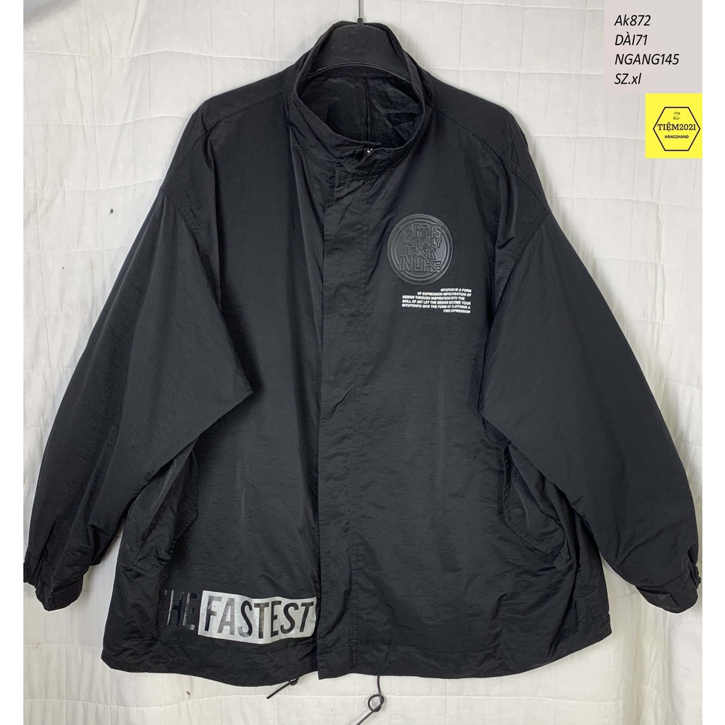 [SHOP Photo]ak872 เสื้อกันลม 2-LAYER ผู้ชาย ใหม่เอี่ยม คุณภาพสูง 2hand TIEM2021