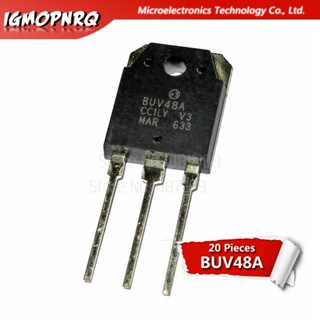 ทรานซิสเตอร์ 20 BUV48A TO-3P NPN 15A1000 450V