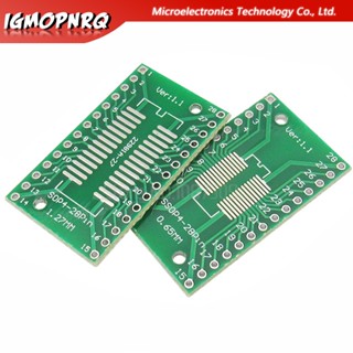 อะแดปเตอร์แปลง PCB 5 SSOP28 SOP28 TSSOP28 เป็น DIP28 0.65 มม. 1.27 มม.