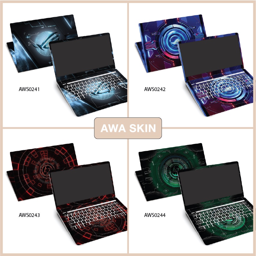ROG AWA SKIN Logo Laptop Decal - รูปลอกแบบตัดสําเร็จสําหรับรุ่นแล็ปท็อป
