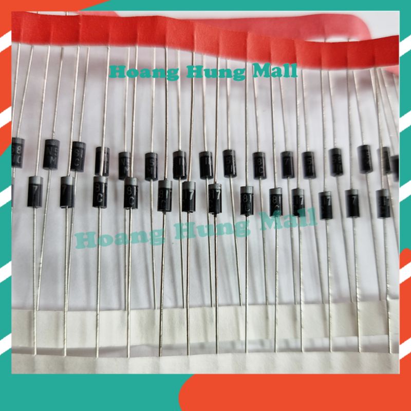 ชุดไดโอดเรียงกระแส 10 ชิ้น 1N5817