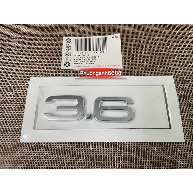 Letter 3.6 audi q7 - Stamp 3.6 audi q7 - logo audi q7 3.6