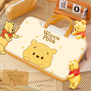 กระเป๋าถือ กระเป๋าใส่โน๊ตบุ๊ค คอมพิวเตอร์ แบบพกพา ลาย Winnie the Pooh สําหรับ Lenovo Xiaoxin 15 13.3 นิ้ว