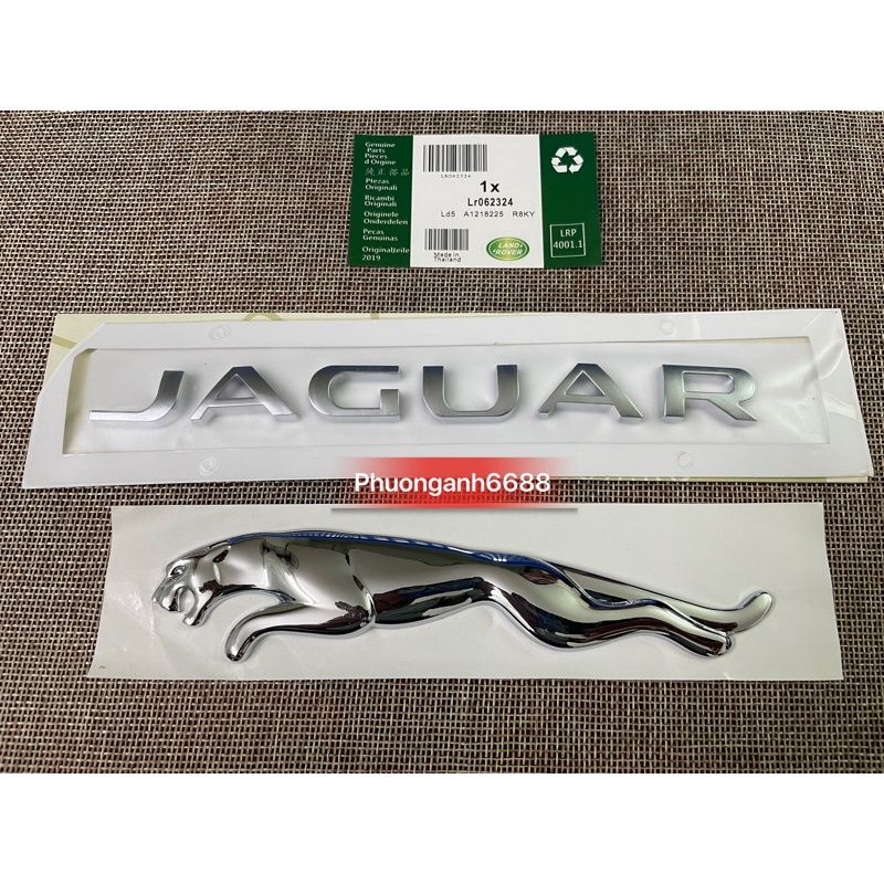 โลโก้ Jaguar XJ - Jaguar Stamp - Jaguar Combo - โลโก้ท้ายรถ