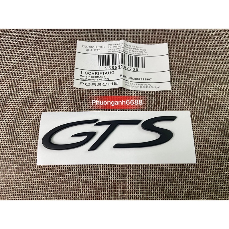 ตัวอักษร GTs Porsche 911 แสตมป์ gts gts 911 โลโก้ Porsche